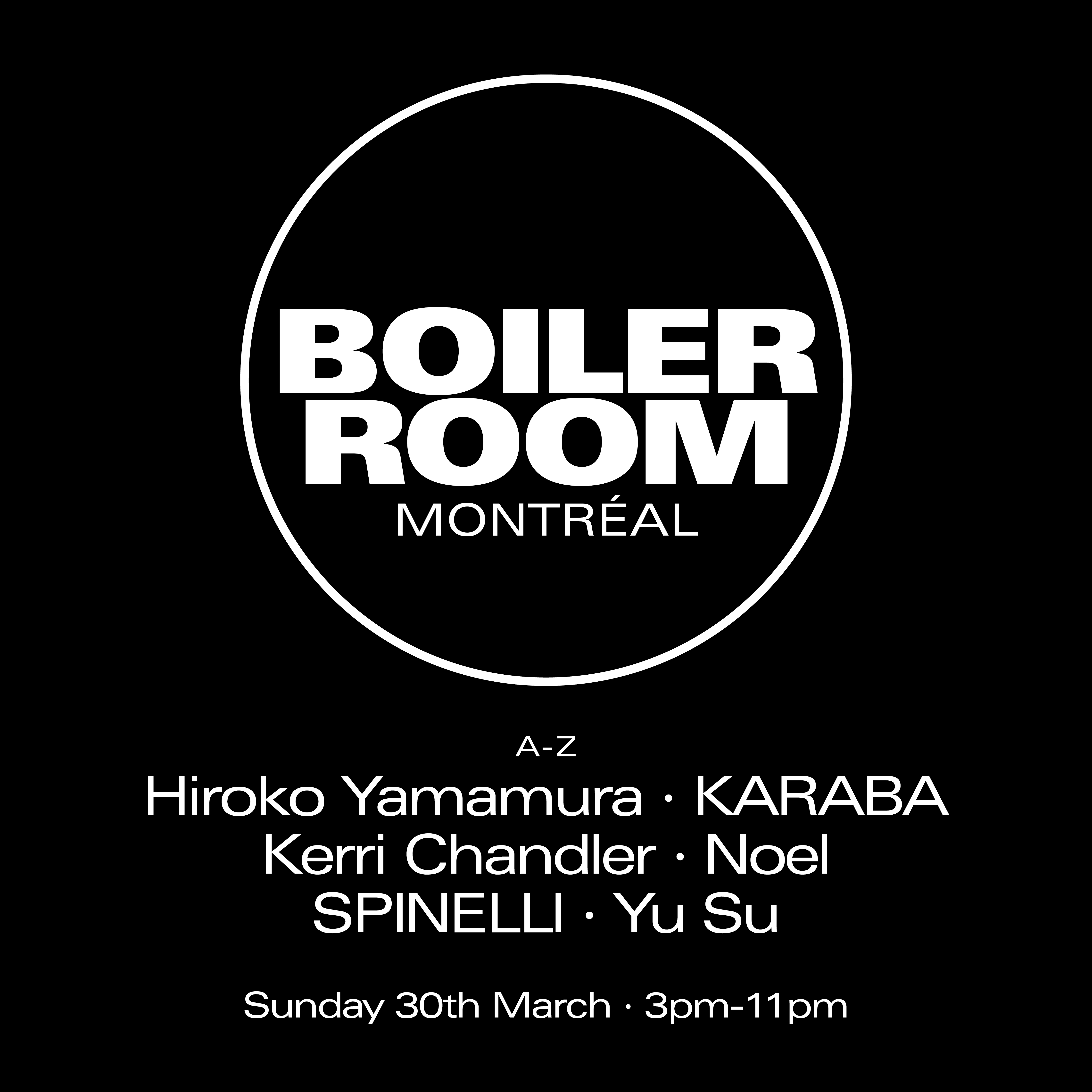 Montréal | Sunday - BOILER ROOM